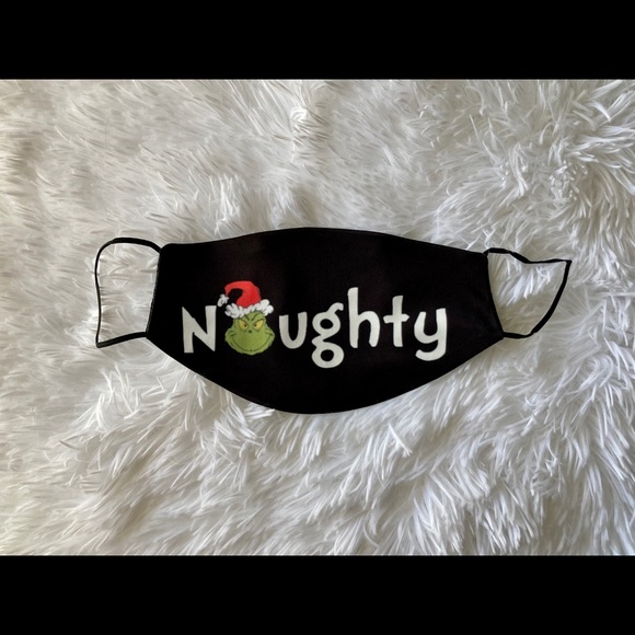 Washable Face Mask - Naughty Grinch - Picture 1 of 2